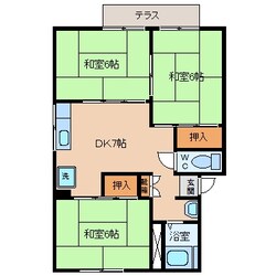 プレジールすずかけの物件間取画像